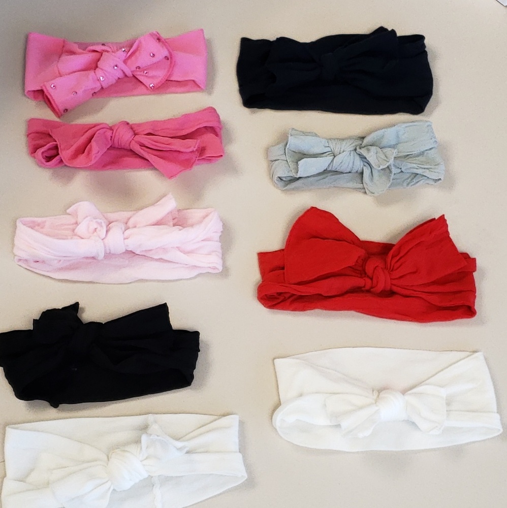 7 headbands: 6 Baby Bling  + 1 Bari Lynn crystal